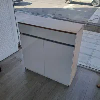 جاکفشی mdfنو سفید گردویی