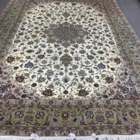 فرش دستباف (بساک)۹ متری تک تبریز ۵۰ رج اعلا|فرش|مشکین‌دشت, |دیوار