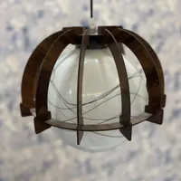 لوستر چوبی