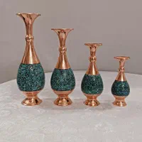 مس فیروزه‌ای با سنگ اصل فیروزه ای نیشابور