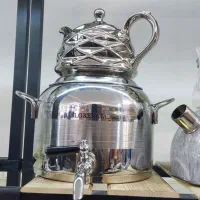 کتری قوری کف چدن استیل فلورانس با بدنه استیل ارسال