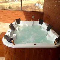 جکوزی خانگی آذین اسپا اکریلیک ضدجرم شاسی استیل ۳۰۴