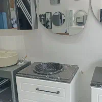 تولید کننده کابین روشویی آینه بک لایت شیشه سکوریت|لوازم سرویس بهداشتی|رباط‌کریم, شهرک صنعتی نصیرآباد|دیوار