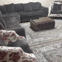 مبل ۸ نفره تمیز|مبلمان خانگی و میز عسلی|بندر انزلی, طالب آباد|دیوار