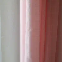 پرده حریر صورتی|پرده، رانر، رومیزی|تهران, تهرانسر شمالی|دیوار