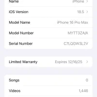 گوشی ایفون پرو مکس 16 512 ریجستر|موبایل|بندرعباس, |دیوار