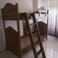 تخت دوطبقه کامل چوب ۹۰ در ۲ متر