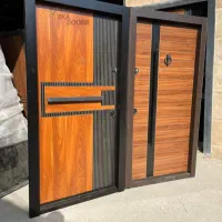 درب فلز ضدسرقت hoom12لمینوکس ترموود زددیلم دراتاقی