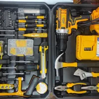 ست ابزار و دریل شارژی ۲۴ ولت چکشی 118 پارچه|ابزارآلات|مرند, |دیوار