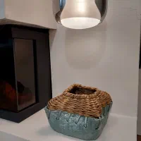 ظروف حصیر بافت|صنایع دستی و سایر لوازم تزئینی|تهران, چوب تراش|دیوار