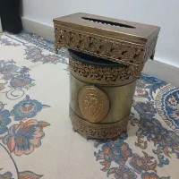 جای دستمالی و سطل زباله