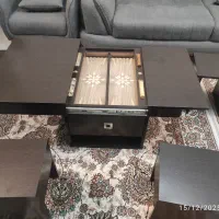 جلو مبلی تخته نرد دار و میز عسلی|مبلمان خانگی و میز عسلی|اردبیل, |دیوار