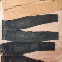 شلوار جین و کتان سایز ۳۱ و مانتو سایز ام و لارج