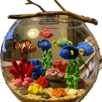 تنگ ماهی بافتنی