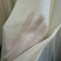 فروش ۲۵متر پرده پارچه ترک رنگ نباتی