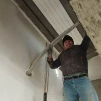 لوله کشی کولر گازی اجرای داکت اسپلیت