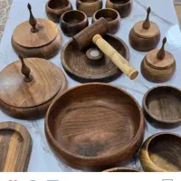 ظروف چوبی اکبری|ظروف سرو و پذیرایی|سنقر, |دیوار