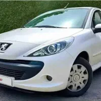 پژو ۲۰۷موتور،TU5 دنده ای سفید سقف فلز مدل۹۶ بی رنگ