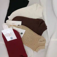جوراب نخ پنبه گندمی