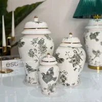 جینجر جار سه سایز در طرح های مختلف