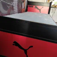 تخت فلزی یکنفره با تشک