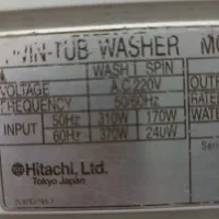 لباسشویی دوقلو هیتاچی ژاپن|ماشین لباسشویی و خشککن لباس|ری, علایین|دیوار