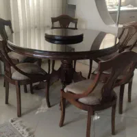 میز ناهار خوری ۶نفره گرد