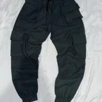 شلوار جاگر طوسی تیره