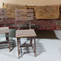 تخت صنتی صندلی چوبی