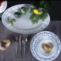 سرویس غذاخوری چینی زرین ایران مدل فرانسیس