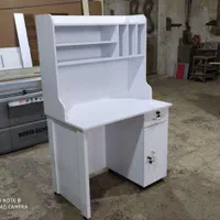 میز تحریر کتابخانه دار شلف فلزی صندلی گردان کد ۵۵۶|میز تحریر و کامپیوتر|مشهد, عامل|دیوار