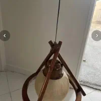 چراغ سقفی چوبی وینتیج کلاسیک|چراغ خواب و آباژور|کرج, شهرک رازی (حصارک)|دیوار