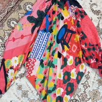 روسری دور دست دوز