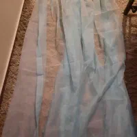 پرده حریر گلدار ۳مترو ۹۶ ودرازای آن ۲مترو ۶۷ سانت|پرده، رانر، رومیزی|تهران, امجدیه (خاقانی)|دیوار