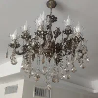 لوستر۱۲شعله برنجی
