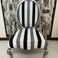 مبل استیل کلاسیک راحتی چوبی دو عدد مبل میزبان چستر