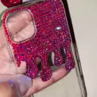 نگین کاری قاب گوشی...|لوازم جانبی موبایل و تبلت|همدان, |دیوار