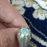 انگشتر موزانایت یا الماس روسی و انگشتر فیروزه|جواهرات|قم, چهار مردان|دیوار