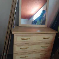 میزارایش با اینه ام دی اف شیک|تخت و سرویس خواب|بابل, |دیوار