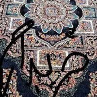 فرش حوض نقره سرمه ای