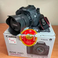 دوربینcanon 250d همراه با ست کامل لوازم جانبی