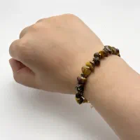 دستبند سنگ چشم ببر اصل|جواهرات|کرج, شهرک بنفشه|دیوار