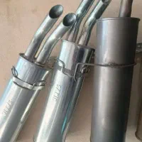 اگزوز پلوچی دو لول معاوضه با اگزوز فابریک پژو 405