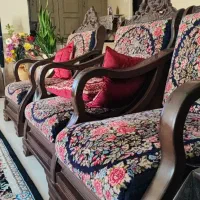 مبل قالی دست بافت کرمان