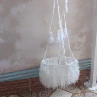 جای گلدان آویز گلدان بسیار زیبا