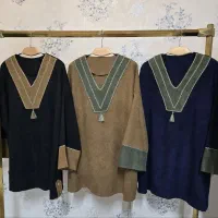 تونیک مخمل کبریتی گرم سایزبزرگ سایز 50تا64 بزرگ|لباس|مشهد, رضاشهر|دیوار