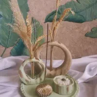 جلو مبلی،گلدان،شمع،جاعودی