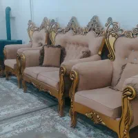 مبل سلطنتی ۷ نفره با عسلی