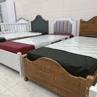 تخت خواب آماده ۳۰ تا طرح جدید و شیک چوب راش