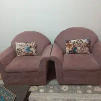 مبلمان هفت نفره میز ناهار خوری و جلو مبلی